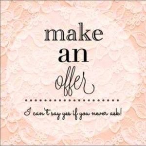 All offers considered.